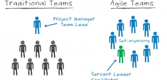 الفريق التقليدي و فريق الأجايل